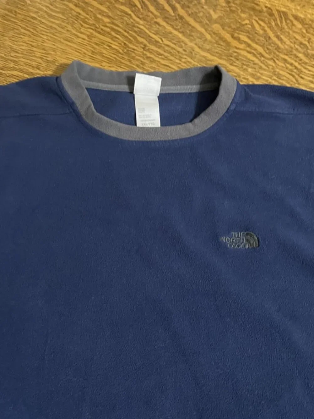 The North Face Mens Blue XXL Thermal Long Sleeve Crewneck Pullover